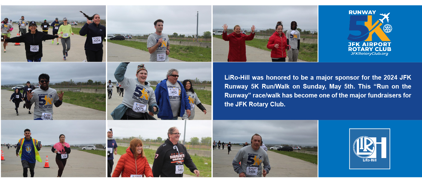 LiRoHill Was A Major Sponsor for the 2024 JFK Runway 5K Run/Walk LiRo